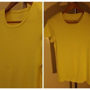 J.Crew Perfect Fit Yellow Short Sleeve T-Shirt Size XL